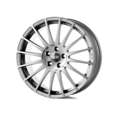 LLANTA SUPERTURISMO GT 7x16 ET 42 4x100 OZ RACING GRIGIO CORSA BLACK LETTERING