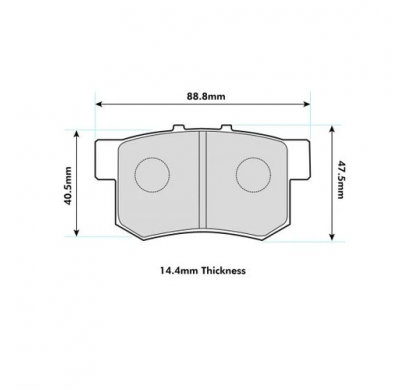 Pastillas de freno PBS PRORACE TRASERAS MG MG ZR 1.8 i 174 16V KW:118 Año: 2001 > 2005