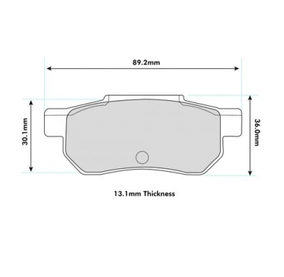 Pastillas de freno PBS PROTRACK TRASERAS HONDA Civic V 1.5 i 16V KW:66 Año: 1994 > 1995