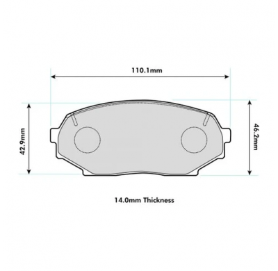 Pastillas de freno PBS PROTRACK DELANTERAS MAZDA 323 F V (BA) 2.0 24V KW:144 Año: 1994 > 1990