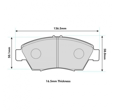 Pastillas de freno PBS PRORACE DELANTERAS HONDA Civic Coupe 1.6 i EJ1 16V KW:92 Año: 1994 > 1995