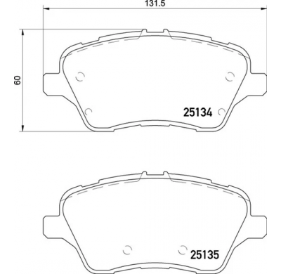Pastillas de freno PBS PROTRACK DELANTERAS FORD Fiesta MK7 1.6 ST KW:134 Año: 2013 >