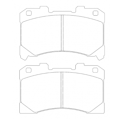 Pastillas de freno PBS PROCOMP DELANTERAS TOYOTA YARIS (_P21_, _PA1_, _PH1_) 1.6 GR 4WD (GXPA16) KW:192 Año: 2020 >