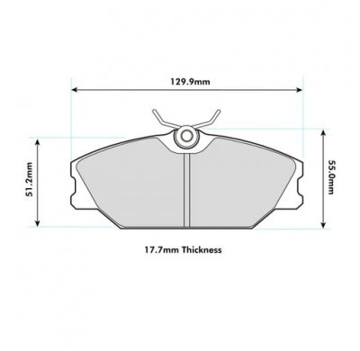 Pastillas de freno PBS PRORACE DELANTERAS RENAULT 25 (B29_) 2.8 V6 Injection (B29A) KW:109 Año: 1906 > 1908