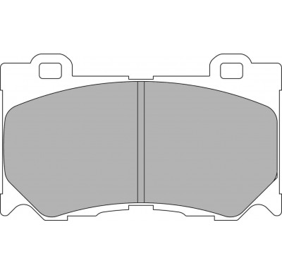 Pastillas de freno PBS PRORACE DELANTERAS INFINITI FX 50 AWD KW:287 Año: 2008 > 2009