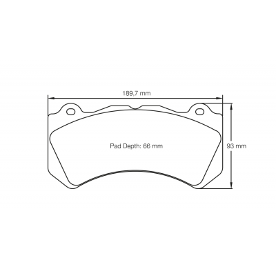 Pastillas de freno PBS PRORACE DELANTERAS NISSAN Skyline GTR (R35) KW:390 Año: 2011 >