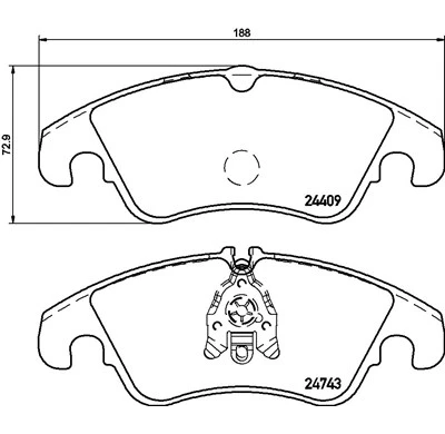 Pastillas De Freno Pbs Prorace Delanteras Audi A4 Allroad (8kh) 2.0 Tdi Quattro Kw:125 Año: 2009 >