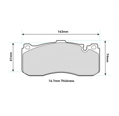 Pastillas De Freno Pbs Prorace Delanteras Bmw 3 (E93) 325d Cabrio 3.0 Kw:152 Año: 2007 > 2010