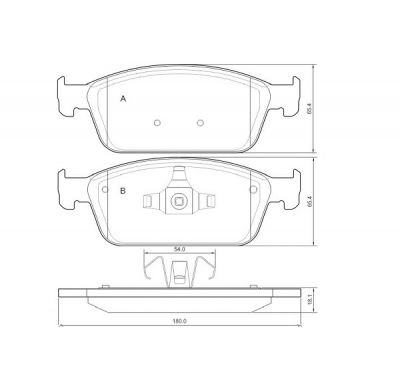 Pastillas de freno PBS PRORACE DELANTERAS SAAB 93 Convertible (YS3F) 1.9 TTiD KW:118 Año: 2007 >