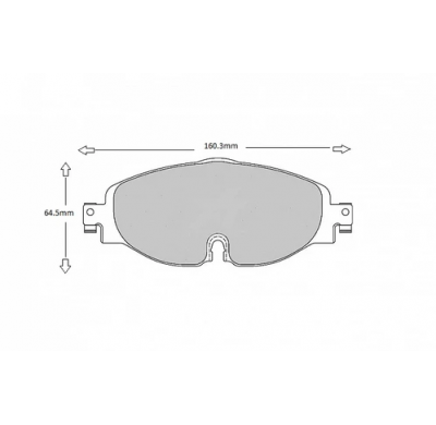 Pastillas de freno PBS PROTRACK DELANTERAS VOLKSWAGEN TOURAN (5T1) 2.0 TDI KW:81 Año: 2015 >