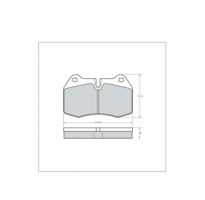 Pastillas de freno PBS PRORACE DELANTERAS FIAT Coupe (FA/175) 2.0 16V Turbo KW:152 Año: 1993 > 1996