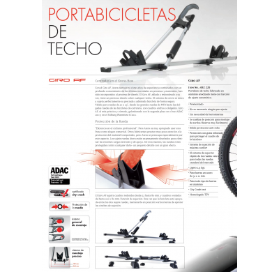 Portabicicletas de Techo GIRO AF 1 Bicicleta Atera