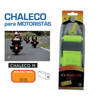 CHALECO PARA MOTORISTAS DIN EN 13356