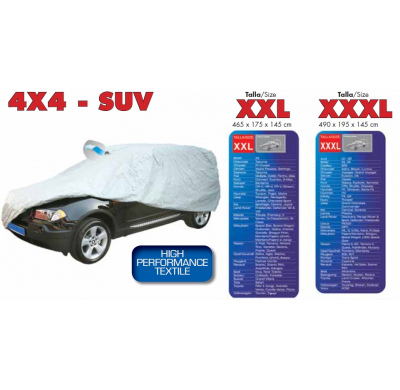 FUNDA EXTERIOR 4x4/MONOVOLUMEN T.XXL