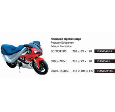 FUNDA MOTO TALLA.XL