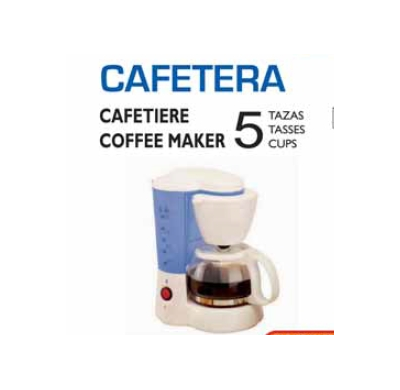 CAFETERA 5 TAZAS 24V