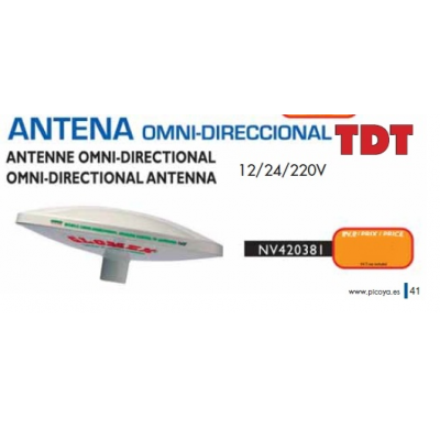 ANTENA OMNI-DIRECCIONAL 12/24V