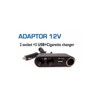 ADAPTADOR DOBLE+ USB 12V