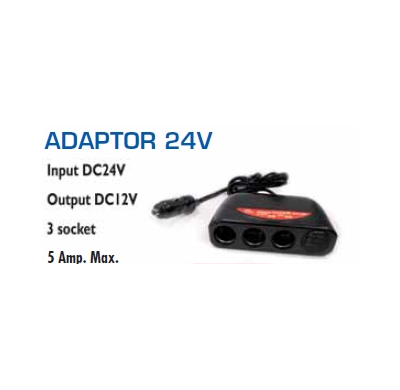 ADAPTADOR 24V / 12V - 3 SALIDAS