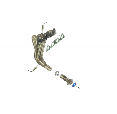 Colector De Escape Tubular Inoxidable / Peugeot 206 1.4i 16v Xs 38787 Rc Racing