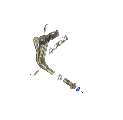 Colector De Escape Tubular Inoxidable / Peugeot 206 1.4i 16v Xs 38787 Rc Racing