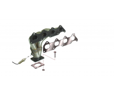 Colector De Escape Tubular Inoxidable / Volkswagen Polo / Volkswagen Golf Iv / Seat Ibiza 1.4i 16v 02- Rc Racing