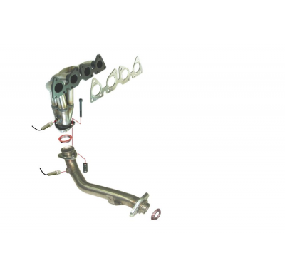 Colector De Escape Tubular Inoxidable / Peugeot 207 / Citroën C2 1.4i 16v 07- Rc Racing