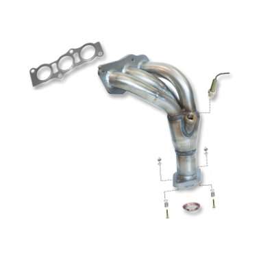 Colector De Escape Tubular Inoxidable / Toyota Aygo / Peugeot 107 / Citroën C1 1.0 12v 02/05- Rc Racing