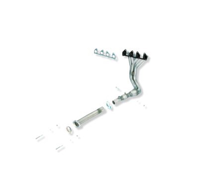 Colector De Escape Tubular Inoxidable / Opel Vectra a / Opel Calibra / Opel Astra F 2.0i 8v 90-92 Rc Racing