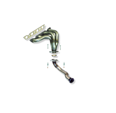 Colector De Escape Tubular Inoxidable / Renault Clio 1.8i 16v 91-92 Rc Racing