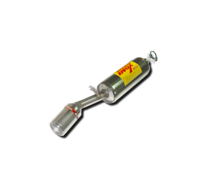 Escape Trasero Inoxidable No Homologado / Volkswagen Golf I 1.6i 8v Cabrio Gli 75-83 Rc Racing