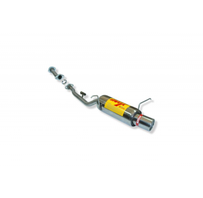 Escape Trasero Inoxidable No Homologado / Bmw 318ti E-36 1.8 16v Compact 10/94-08/96 Rc Racing