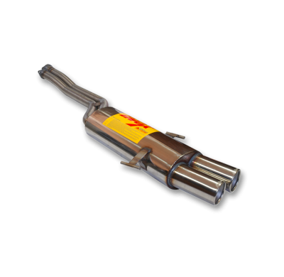 Escape Trasero Inoxidable No Homologado / Bmw 328i / Bmw 325i E-36 Cabrio 96- Rc Racing