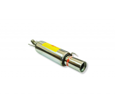 Escape Trasero Inoxidable / Ford Fiesta 96 1.4i 8v 96-97 Rc Racing