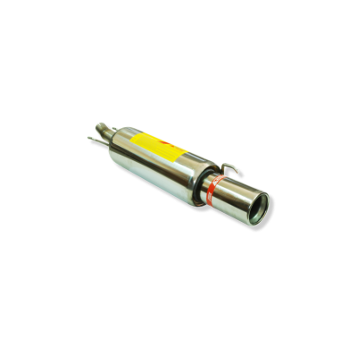 Escape Trasero Inoxidable / Ford Fiesta 96 1.6i 8v 97- Rc Racing