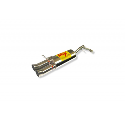 Escape Trasero Inoxidable No Homologado / Volkswagen Golf Iv / Seat Leon / Audi A3 1.9i Tdi 10/97- Rc Racing