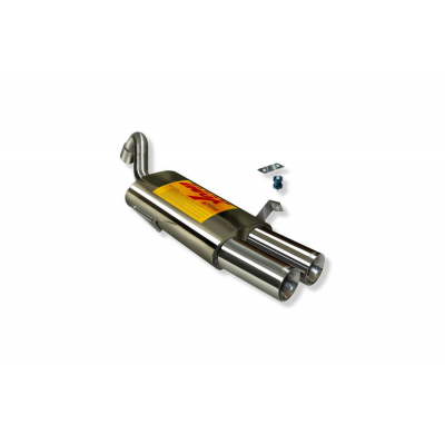 Escape Trasero Inoxidable / Renault Clio Ii Sport 2.0i Rs 16v 01- Rc Racing