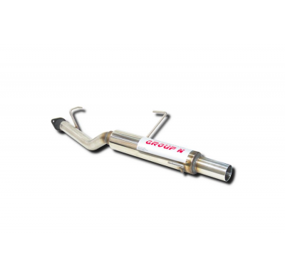 Escape Trasero Inoxidable Grupo-N Competicion / Honda Prelude 2.3i 16v 92- Rc Racing