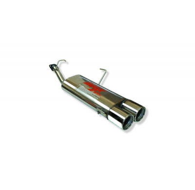 Escape Trasero Inoxidable No Homologado / Honda Prelude 2.2i Vti Vtec 16v 98- Rc Racing