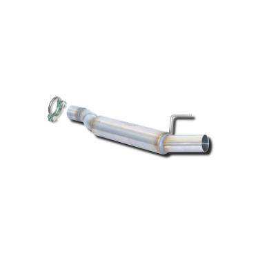 Escape Trasero Inoxidable Grupo-N Competicion / Bmw 320td E-46 Compact 98- Rc Racing