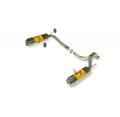 Escape Trasero Inoxidable / Hyundai Coupe 2.0i 16v Tipo: Gk 05- Rc Racing