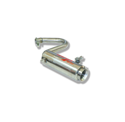 Escape Trasero Inoxidable No Homologado / Volkswagen Golf V / Audi A3 / Seat Leon 2.0 Fsi 06- Rc Racing