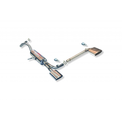 Escape Trasero Inoxidable No Homologado / Renault Scenic Ii / Renault Scenic / Renault Megane Ii 1.5 Dci 39938 Rc Racing