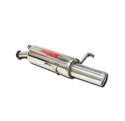 Escape Trasero Inoxidable No Homologado / Peugeot 306 1.8i 16v 97-00 Rc Racing