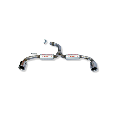 Escape Trasero Inoxidable Grupo-N Competicion / Volkswagen Golf Vi 2.0 Tsi Gti 09- Rc Racing