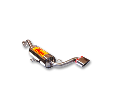 Escape Trasero Inoxidable No Homologado / Fiat Punto Ii 1.2i 16v 11/99-08 Rc Racing