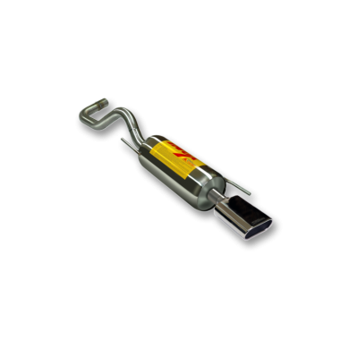 Escape Trasero Inoxidable No Homologado / Volkswagen Polo 1.6i 16v Gti 10/99-01 Rc Racing