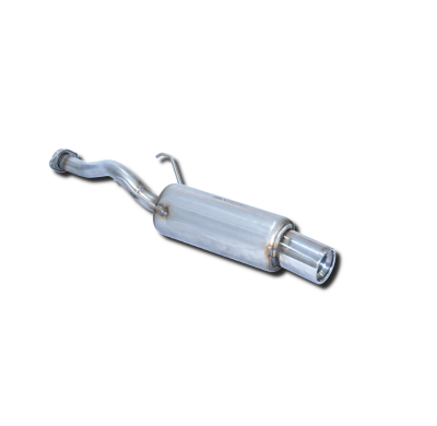 Escape Trasero Inoxidable No Homologado / Honda Civic 1.4i Sedan Mb2 98- Rc Racing