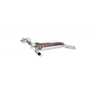 Escape Trasero Inoxidable No Homologado / Renault Clio Iv Rs 200 Edc 1.6t 13- Rc Racing