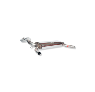 Escape Trasero Inoxidable No Homologado / Renault Clio Iv Rs 220 Edc 1.6t 15- Rc Racing